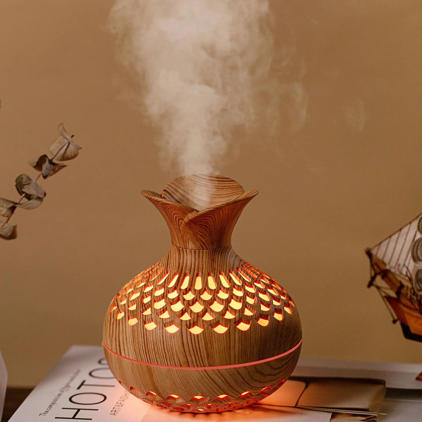 Humidificador Madera USB