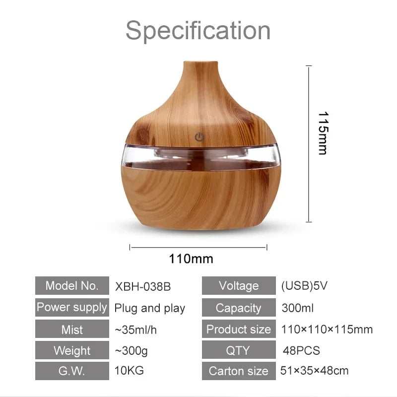Bruma Madera Ultrasónica Relax Pro
